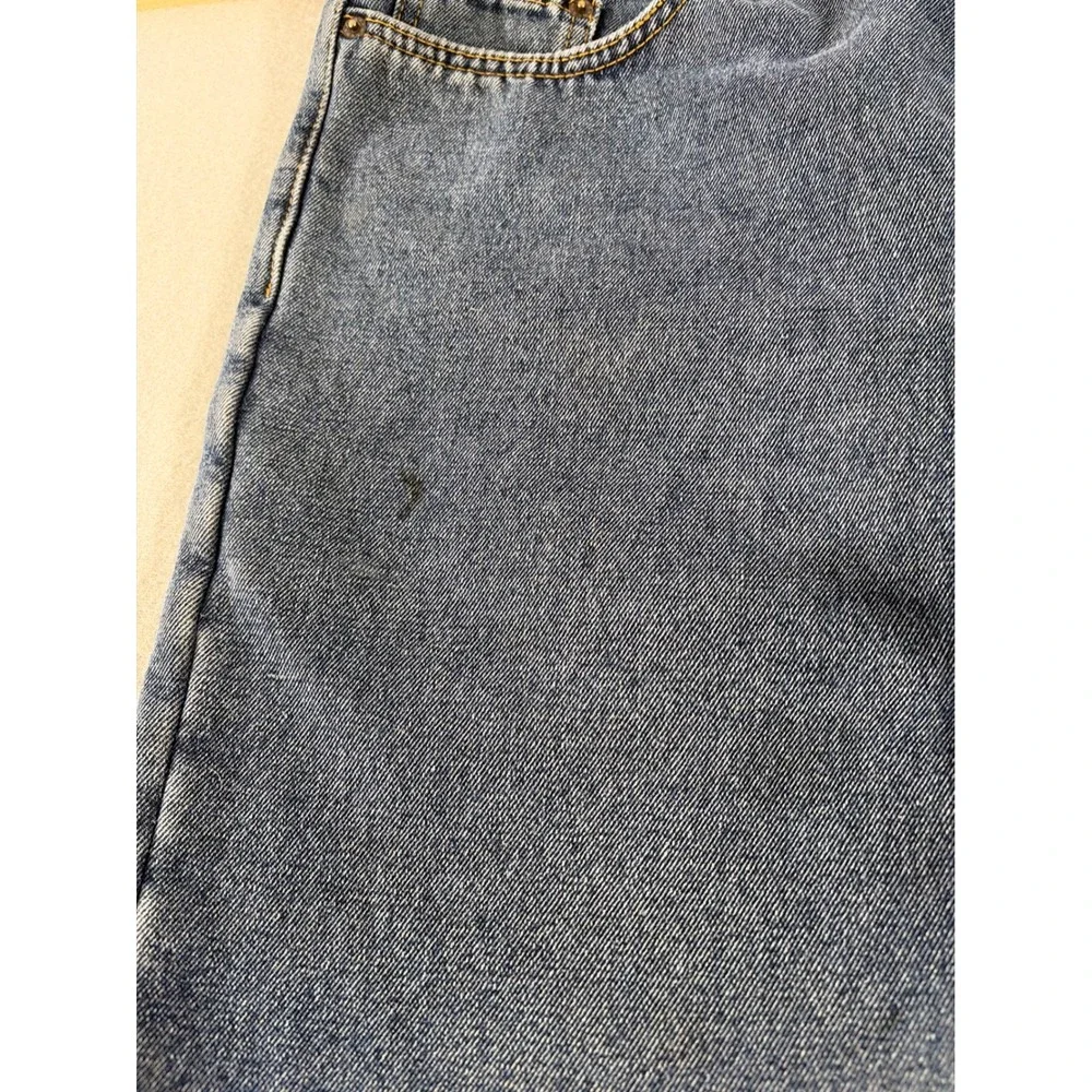 Fleece Lined Straight Leg Denim Jeans Mens‎ 38x36 Blue Medium Wash Work Pants